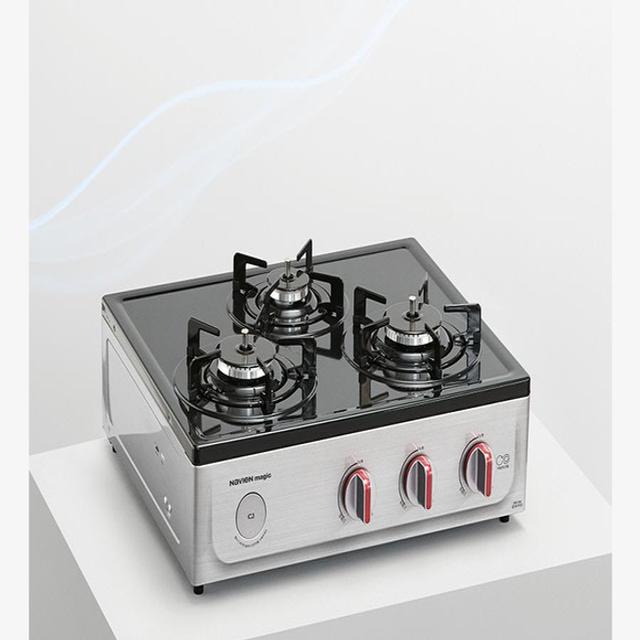 나비엔매직 3구 가스레인지 LPG GRF-7003PD