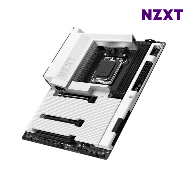 NZXT N7 B850 화이트 메인보드 마더보드 AMD 칩셋