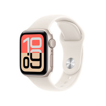 [하이마트] Apple 애플워치 SE 3 40mm , GPS (스타라이트 알루미늄 , 스타라이트 스포츠 밴드 , S/M)-[MEH34KH/A]