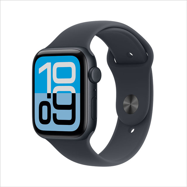 [1차예약ㅣ9/19 배송] 애플워치 SE 3 44mm , GPS + Cellular (미드나이트 알루미늄 , 미드나이트 스포츠 밴드 , S/M)-[MEPH4KH/A]