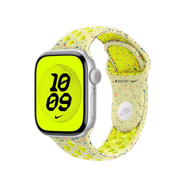 애플워치밴드 Nike 스포츠 밴드 42mm [볼트 스플래시, S/M] - [MGA94FE/A]