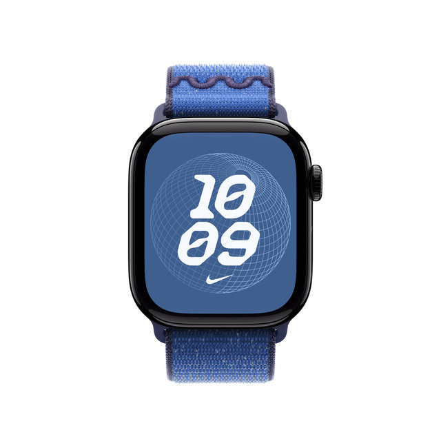 애플워치밴드 Nike 스포츠 루프 42mm [블루 리본, One Size] - [MGD14FE/A]