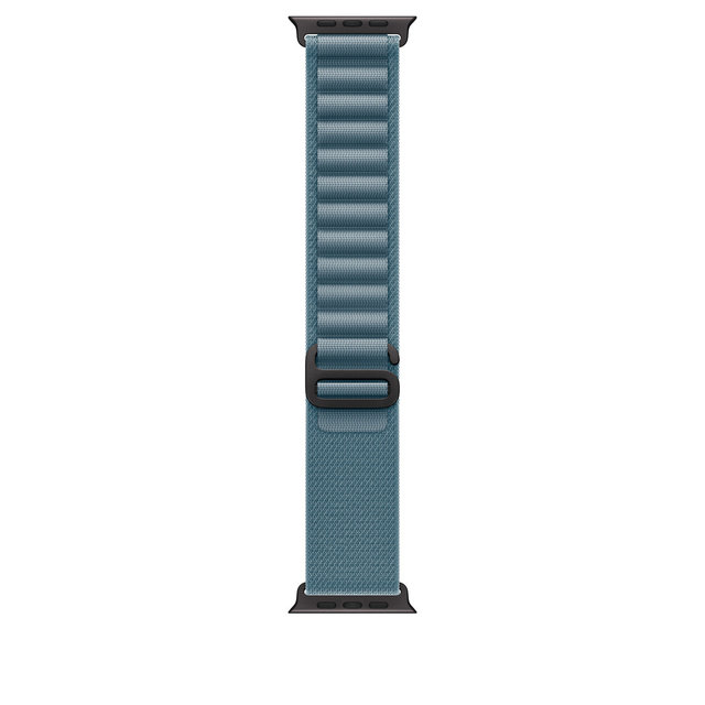 애플워치밴드 알파인 루프 블랙 티타늄 마감 49mm [라이트 블루, Medium] - [MG9L4FE/A]