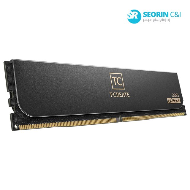 [서린공식] 팀그룹 T-CREATE DDR5-6400 CL42 EXPERT 블랙 패키지 서린 (128GB(64Gx2))