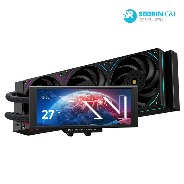 [서린공식] Thermalright TROFEO VISION 360 ARGB (블랙)