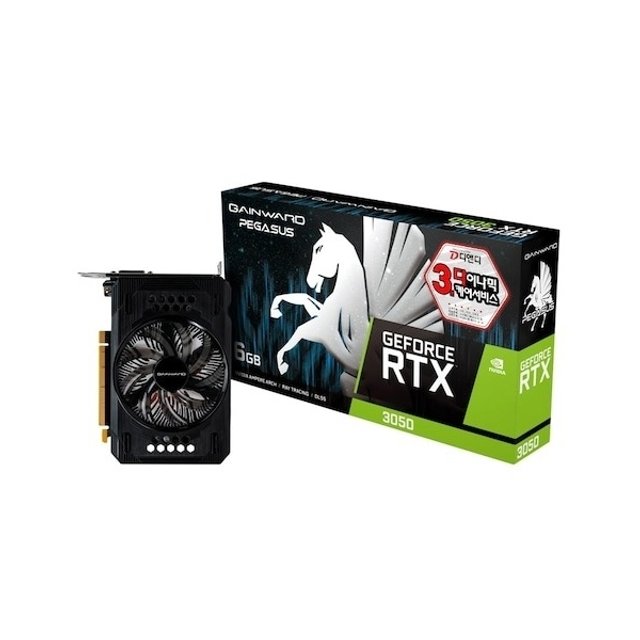 GAINWARD 지포스 RTX 3050 페가수스 D6 6GB (정품, 빠른발송)