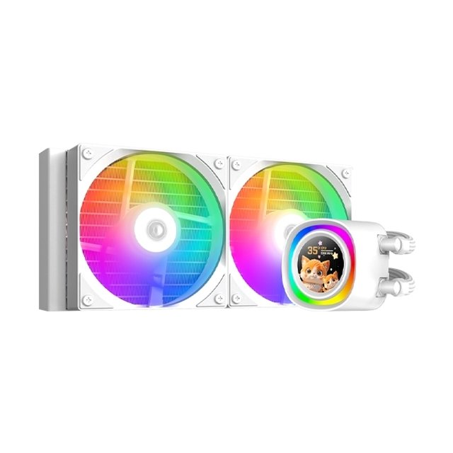 ID-COOLING FX240 LCD 데이븐 (화이트) (정품, 빠른발송)