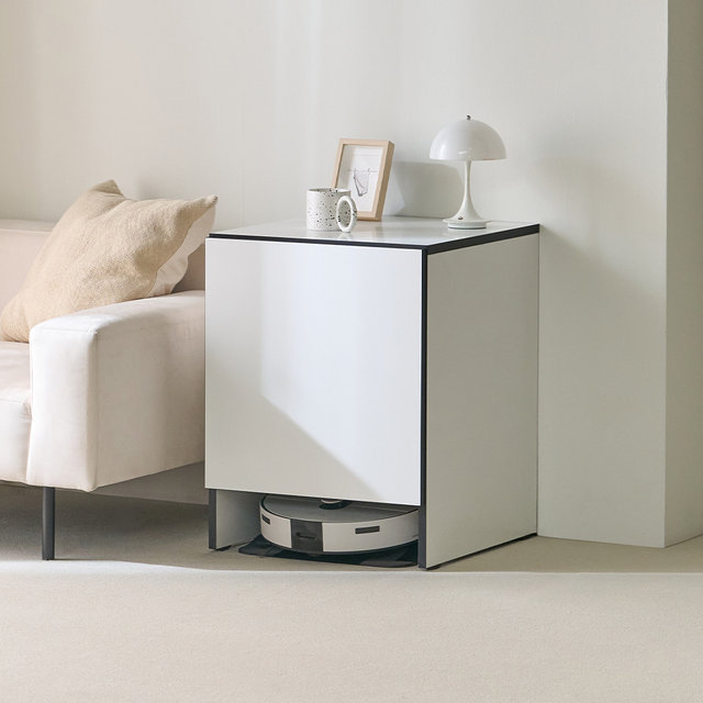 하이드 로봇청소기수납장500 로보락수납장 삼성 호환 슬라이드형