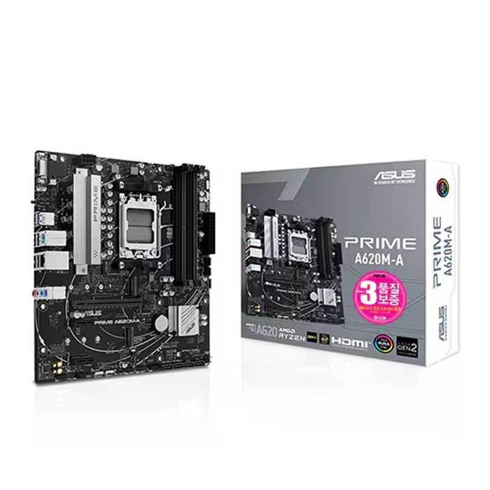ASUS PRIME A620M-A STCOM 정품, 빠른발송