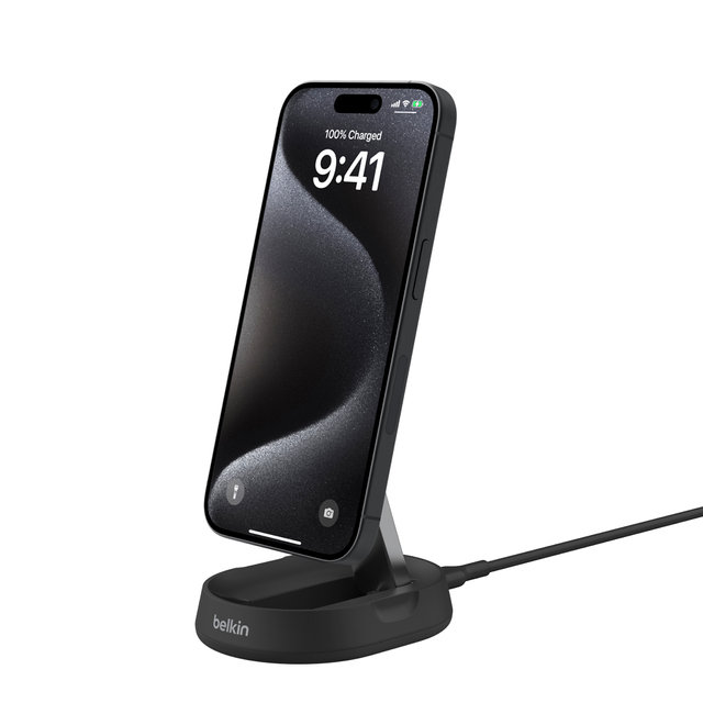 BELKIN Qi2 컨버터블 마그네틱 무선충전스탠드 화이트 WIA008BTBK