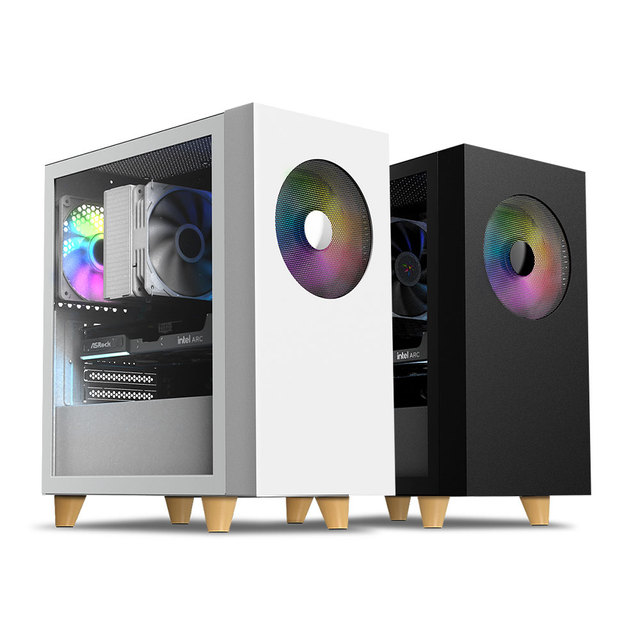 WIZMAX 우퍼 딥톤 미니타워 컴퓨터 케이스 화이트