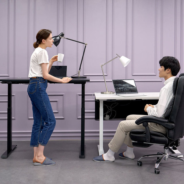 [비밀특가] 듀얼모터 높이조절 책상 모션데스크 듀얼플러스 3STEP 직각 1200X800