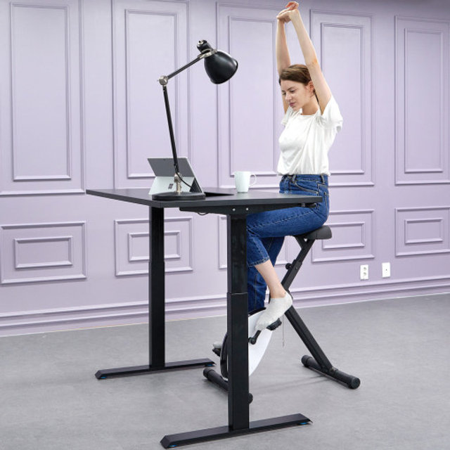 [비밀특가] 듀얼모터 높이조절 책상 모션데스크 듀얼플러스 2STEP 직각 1400X800