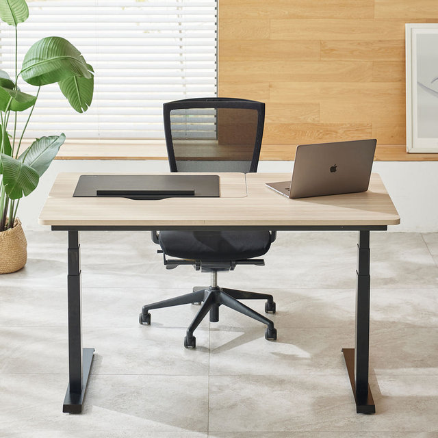 [비밀특가] 각도조절 전동 책상 듀얼모터 듀얼플러스 3STEP 1400 x 800