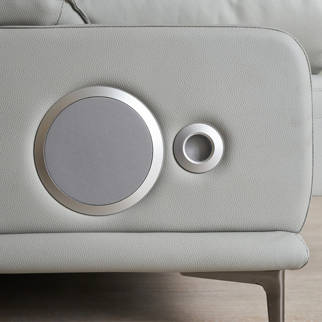 알토 모션소파 리클라이너 3인용 전동슬라이딩 확장형 천연면피소가죽 고급형