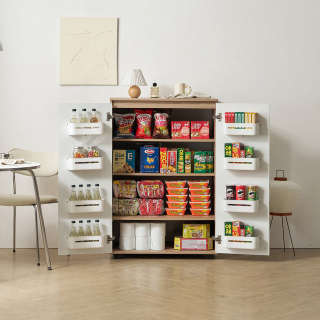 [착불배송 상세확인] C31320 대용량 팬트리 양문 다용도 수납장 3colors