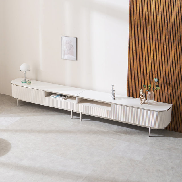 플라토 템바보드 세라믹 85인치 TV 거실장 장식장 티비다이