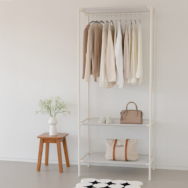 [비밀특가] 철제 무볼트 드레스룸 조립식 시스템 싱글 행거