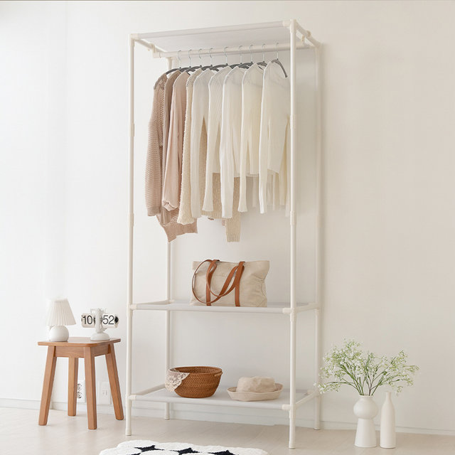 [비밀특가] 철제 무볼트 드레스룸 조립식 시스템 싱글 행거