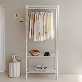 [비밀특가] 철제 무볼트 드레스룸 조립식 시스템 싱글 행거