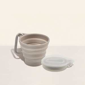 실리만 하모니 접이식 휴대컵_코코아그레이