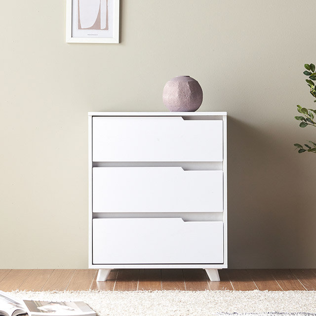 [착불배송 상세확인] C730 3단 서랍장 600 7colors