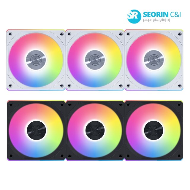 [서린공식] LIAN LI UNI FAN CL Wireless 120 화이트 3팩