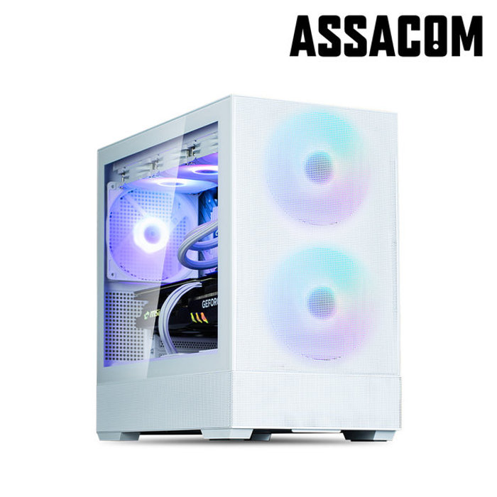 (주)아싸컴 아싸컴 AMD 7700X3D RTX5070 12GB+32GB+1TB 화이트