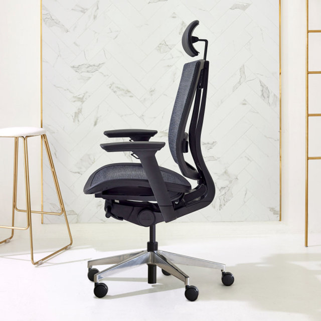 [단독상품] [다운로드 13% 쿠폰] 듀오백 브라보 BR-200M 알루미늄베이스 메쉬 사무용 컴퓨터 책상 의자