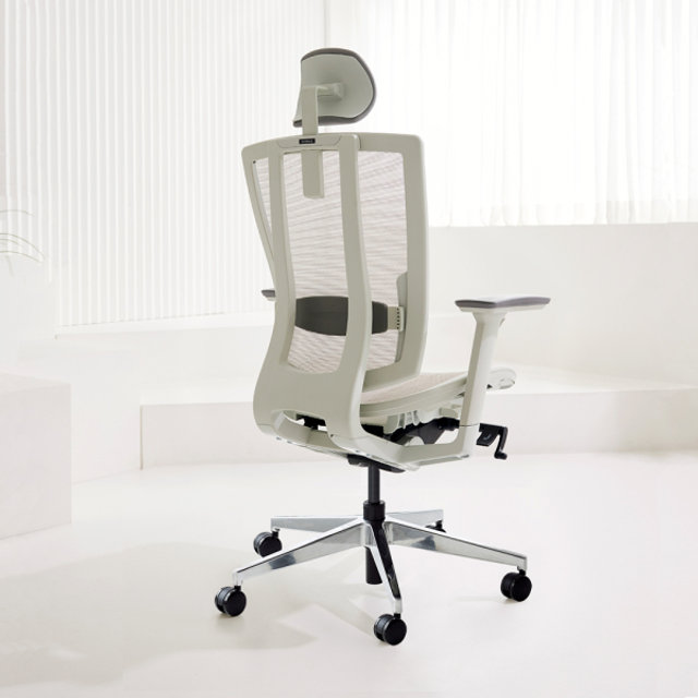 [단독상품] [다운로드 13% 쿠폰] 듀오백 브라보 BR-200MW 알루미늄베이스 메쉬 컴퓨터 책상 의자