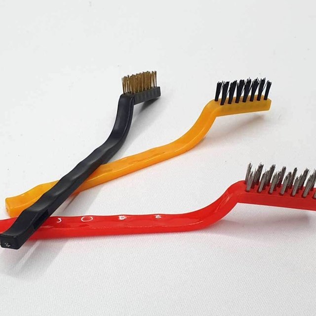 녹제거 쇠솔 철브러쉬 세트 3P 와이어 브러쉬 청소형