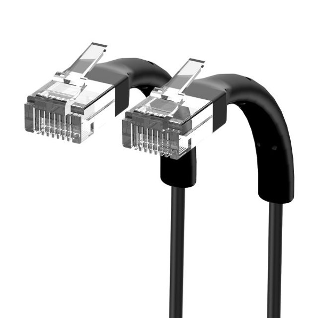 마하링크 CAT.6A UTP 상하꺽임 슬림 밴더블 랜케이블 3M ML-C6FB3