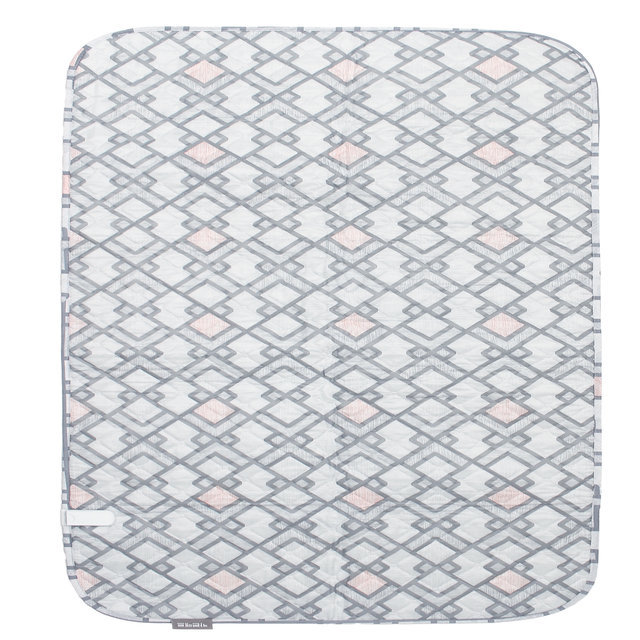 일월 체크그레이 워셔블 전기매트 카본매트 싱글 IW-KM95S-A