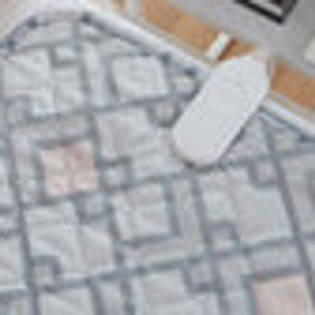 일월 체크그레이 워셔블 전기매트 카본매트 더블/퀸 IW-KM59AA