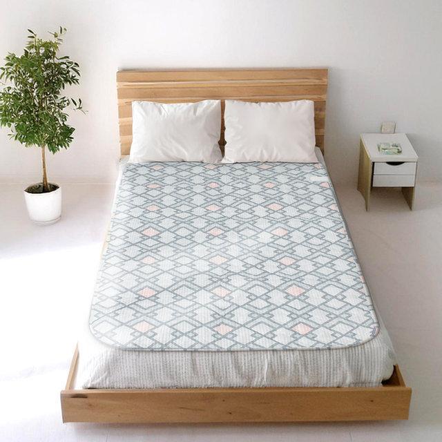 일월 체크그레이 워셔블 전기매트 카본매트 더블/퀸 IW-KM59AA