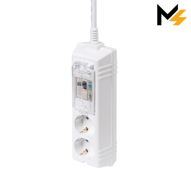 슬림플러그 국산 고용량 에어컨 히터 세탁기 과부하차단 배선차단 2구 3m