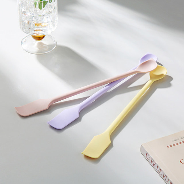 이지실리 실리콘 미니 스파츌라 알뜰 주걱 롱 스푼 멀티툴
