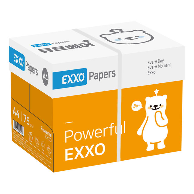 엑소 큐트베어 A4 복사용지(A4용지) 75g 2000매 1BOX