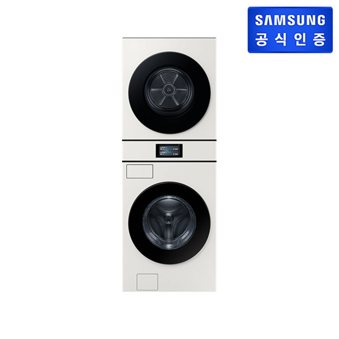 [구독] 삼성전자 비스포크 그랑데AI 원바디 Top-Fit 25kg+22kg WH90F2522AAHY 그레이지 의무60개월