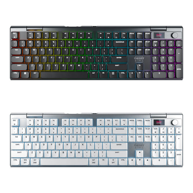 체리 엑스트리파이 MX 10.1 LP 8K 무선 게이밍 키보드 (블랙/실버)
