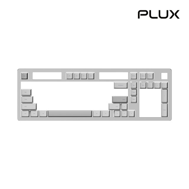 플럭스 커스텀 키보드 세트 (카밍실버) PLX-KB99SL(SET)