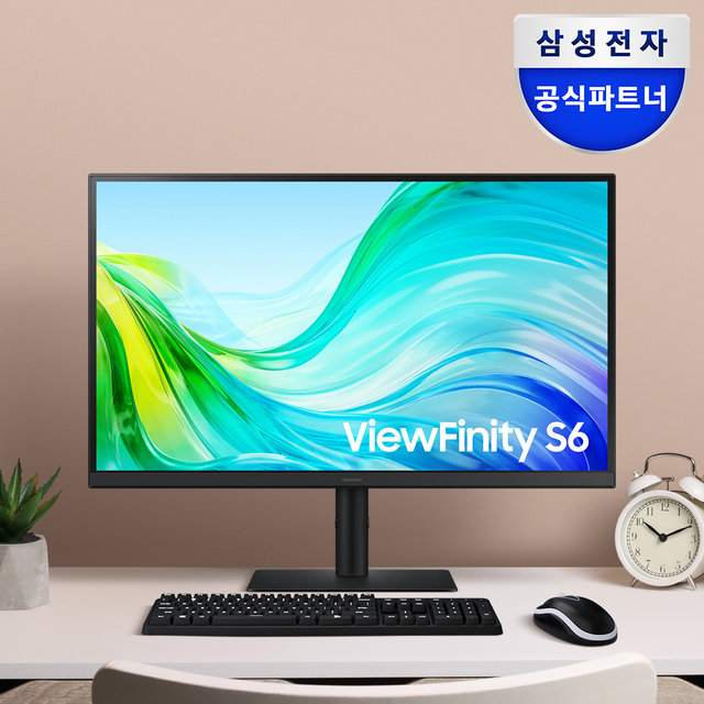 삼성 뷰피니티 S6 LS27F610EAKXKR 68.4cm(27) QHD 모니터 100Hz 세로