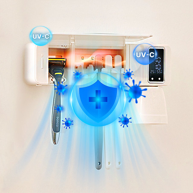 유토렉스 클리온 칫솔 건조 UV 살균 히팅 자동살균 스마트시계 칫솔살균기 