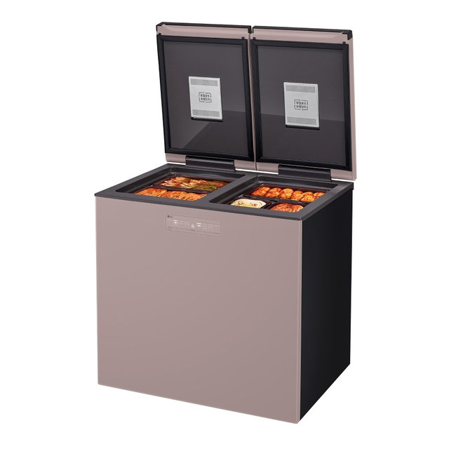 디오스 오브제컬렉션 김치톡톡 뚜껑형 김치 냉장고 Z225MKK151 (217L, 메탈, 클레이핑크, 1등급)