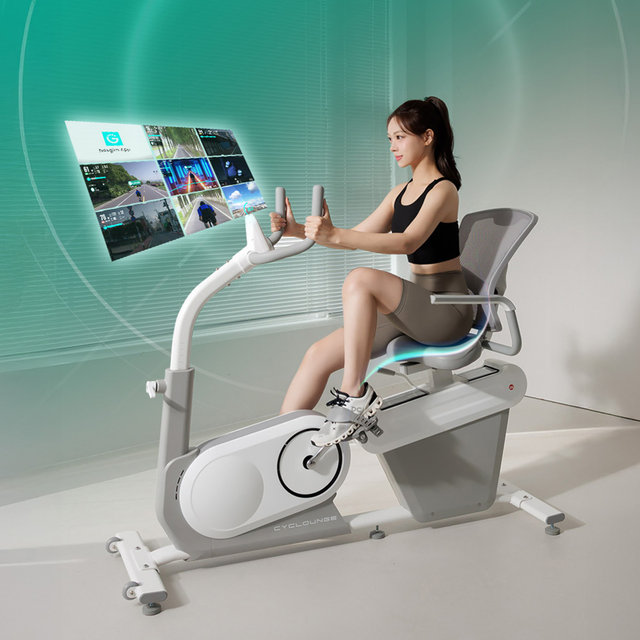 (직접설치) 사이클론지 ERG EMS 스마트 좌식바이크