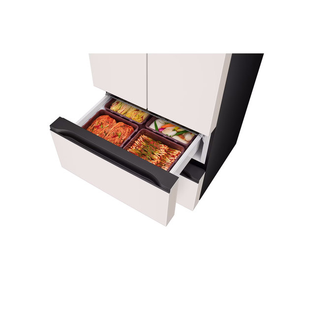 AI 디오스 오브제컬렉션 김치냉장고 스탠드형 Z490MEEF11 (491L, 메탈, 베이지, 1등급)