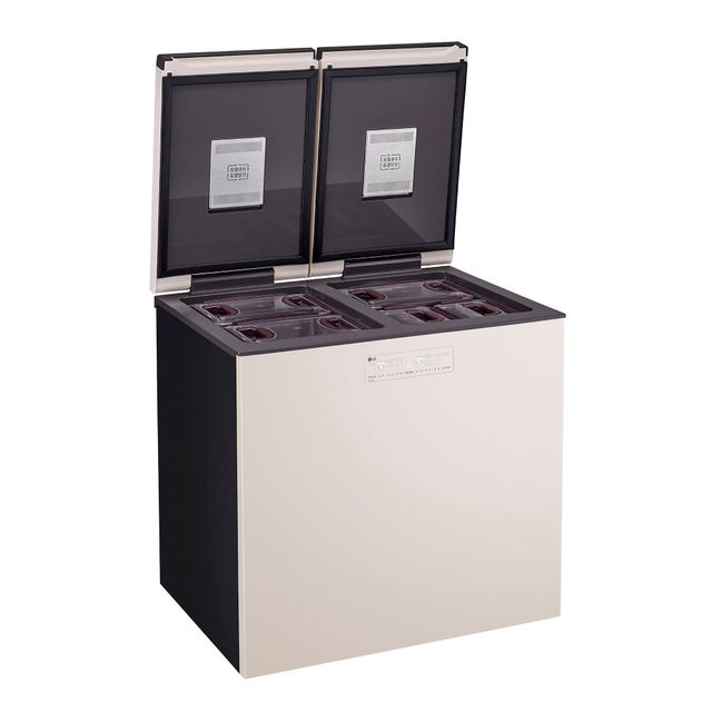 디오스 오브제컬렉션 김치톡톡 뚜껑형 김치 냉장고 Z225MEE151 (217L, 메탈, 베이지, 1등급)