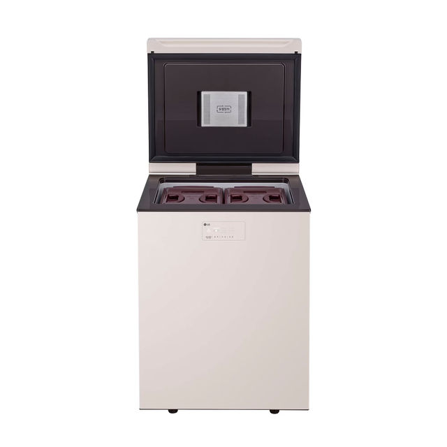 디오스 오브제컬렉션 김치톡톡 뚜껑형 김치 냉장고 Z135MEE123 (128L, 베이지)