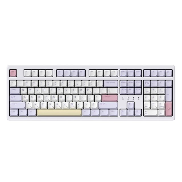 TFG Cloud Max CF 듀얼8K 기계식키보드 동그리_퍼플하트(KTT블루 저소음 포각 43g)