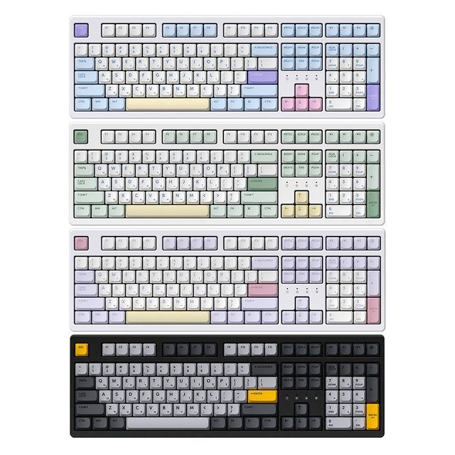 TFG Cloud Max CF 듀얼8K 기계식키보드 동그리_말차크림(KTT블루 저소음 포각 43g)